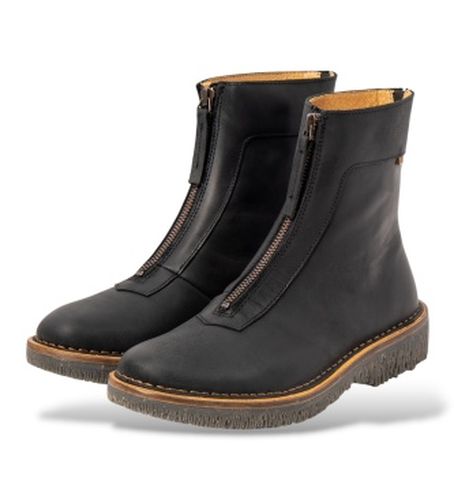 Bottines en cuir N5581 Volcano (37), Plat, Fermeture éclair, Casuel - El Naturalista - Modalova