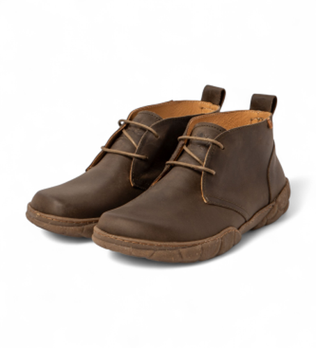 G3 Bottines en cuir N5618 Arizona (40), Marron, Plat, Lacets, Casuel, Vert - El Naturalista - Modalova