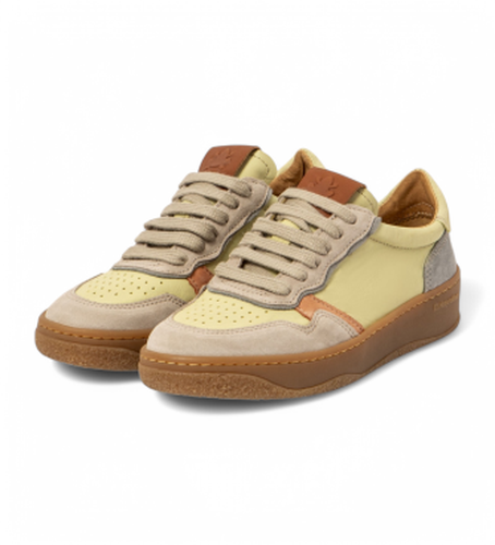 Unisex. 2584412DP005_0MU Baskets en cuir N5844 Geo multicolore (36), Plat, Lacets, Casuel - El Naturalista - Modalova