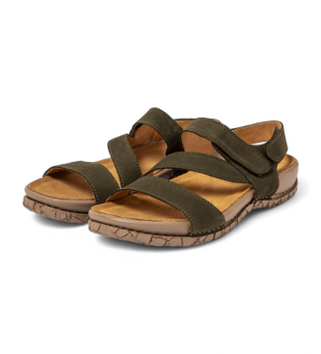 Unisex. 258601222005_0G3 Sandales en cuir N5860 Tabernas (36), Plat, Velcro, Casuel - El Naturalista - Modalova