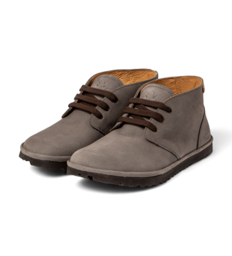 Unisex. 253741110005_039 Bottines en cuir N5374 Pleasant (45), Plat, 1 à 3 cm, Lacets, Casuel, Gris - El Naturalista - Modalova