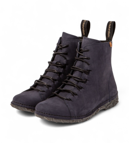 N90911NF005_0B0 Bottines en cuir N909 Pleasant (38), Bleu, Plat, Aucun, Casuel - El Naturalista - Modalova