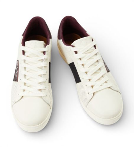 B2308-560 Baskets en cuir Spencer (46), Plat, Lacets, Casuel - Fred Perry - Modalova