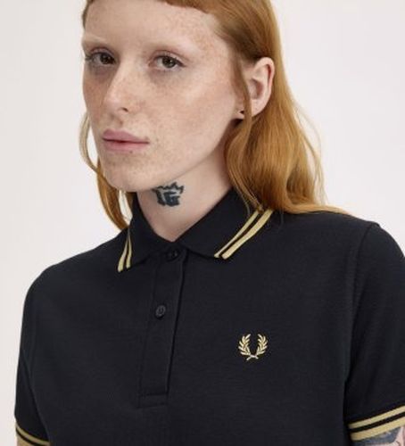 G12 Polo Twin Tipped Angleterre (34), Casuel, Coton, Manche courte - Fred Perry - Modalova