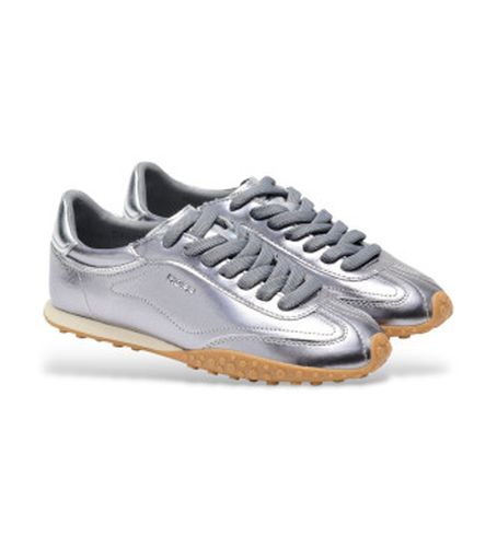 Bridge Metallics Metallics - Baskets en cuir (42), Argenté, Plat, Lacets, Casuel - HOFF - Modalova