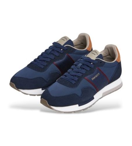 HMS200033 Keston Heritage Shoes (40), Plat, Lacets, Casuel, Marine - Hackett London - Modalova