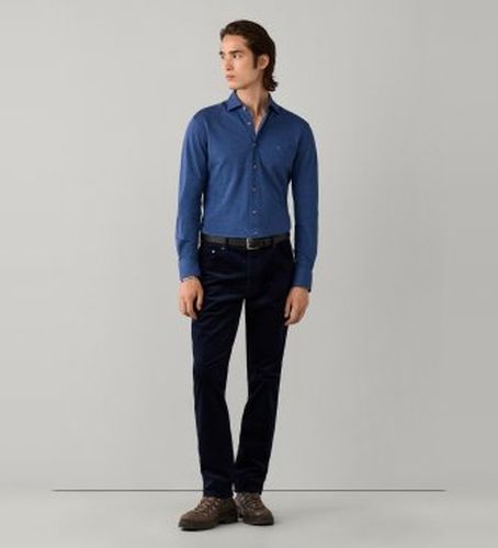 HM3010837 Chemise Piqué (M), Casuel, Coton, Manche longue - Hackett London - Modalova