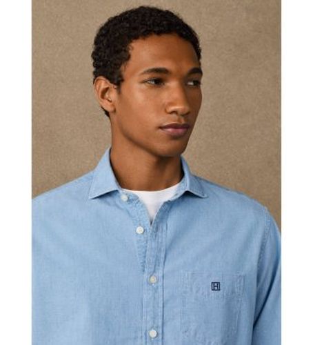 HM3010769 Chemise en chambray (M), Casuel, Coton, Classique, Manche longue - Hackett London - Modalova