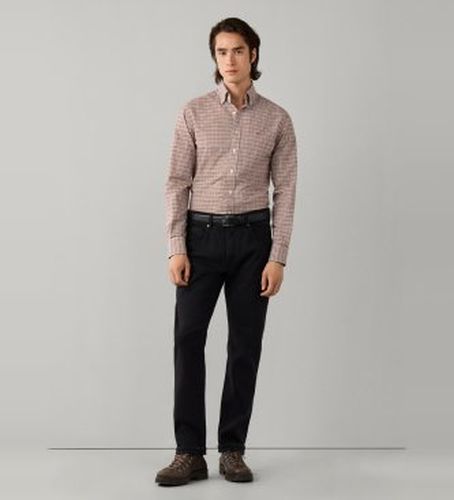 HM3010856 Chemise Oxford Gingham (S), Casuel, Coton, Manche longue - Hackett London - Modalova