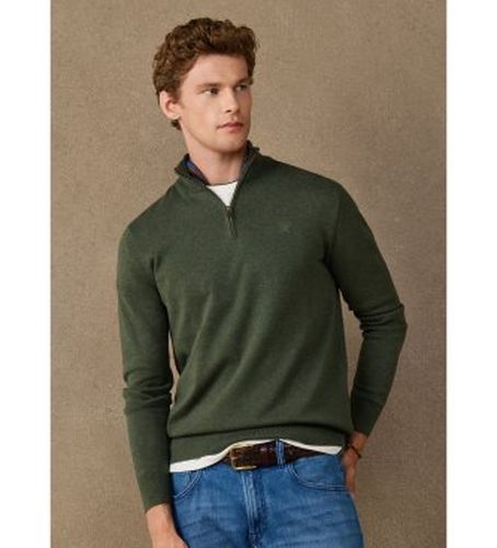 HM7000117 Sweat zippé Essential Cotton olive (XS), Casuel, Coton, Classique - Hackett London - Modalova