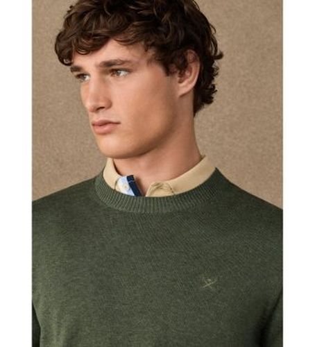 HM7000116 Pull Ess Cotton Crew olive (S), Casuel, Coton - Hackett London - Modalova