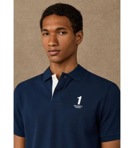 HM5600205 Polo Nbr (XS), Casuel, Coton, Classique, Manche courte - Hackett London - Modalova