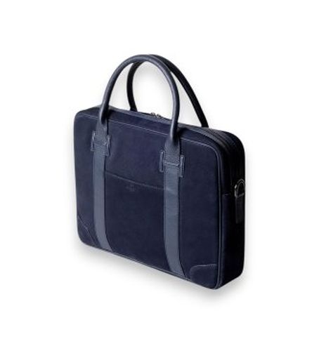 HM4100073 Porte-documents en cuir Suede Single (OSFA), Classique - Hackett London - Modalova