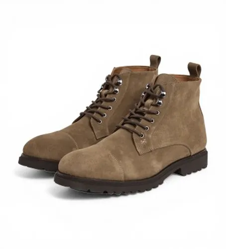 HMS200149 Bottes en cuir Hudson (42), Plat, Lacets, Casuel, Classique - Hackett London - Modalova