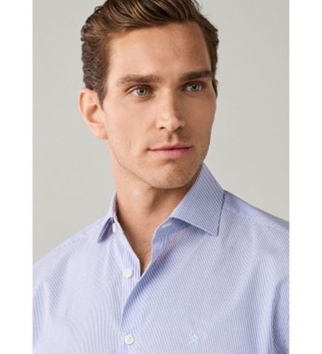 HM3010750 Chemise rayures bengale bi-stretch coupe ajustée (XL), Casuel, Coton, Classique, Manche longue - Hackett London - Modalova