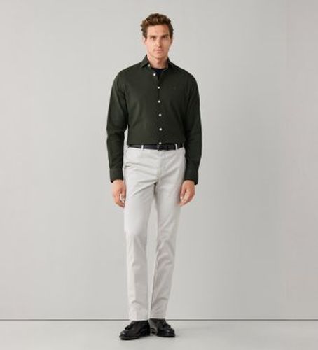 HM3010877 Chemise teinte sur pièce fit tailored (S), Casuel, Coton, Classique, Manche longue - Hackett London - Modalova