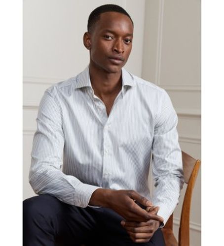 HM3010784 chemise sergé rayures coupe ajustée (L), Casuel, Coton, Classique, Manche longue - Hackett London - Modalova