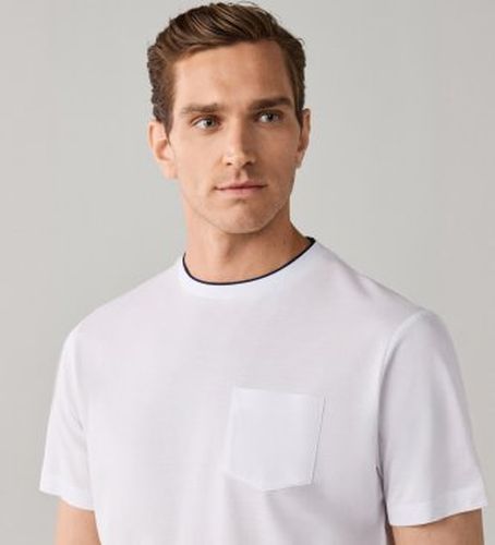 HM5000126 T-shirt Merc Pique (M), Casuel, Coton, Manche courte - Hackett London - Modalova
