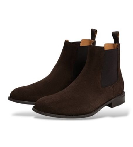 HMS200075 Bottines en daim Woking Chelsea (40), Plat, Cuir, Aucun, Casuel, Classique - Hackett London - Modalova