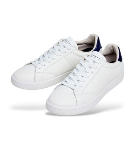 HMS200085 Bond Break Leather Sneakers (40), Cuir, Blanc, Plat, Lacets, Casuel - Hackett London - Modalova