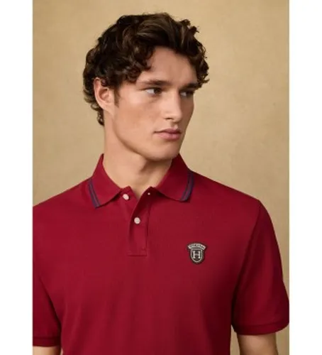 HM5600082 Polo à écusson, coupe classique, (L), Casuel, Coton, Manche courte - Hackett London - Modalova