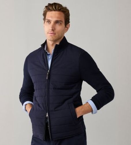 HM7000247 Pull Baffle Woven Hyb (XS), Casuel, Coton, Manche longue - Hackett London - Modalova