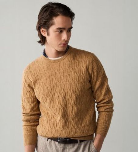 HM7000252 Pull col rond en laine d'agneau torsadé (S), Casuel, Classique - Hackett London - Modalova