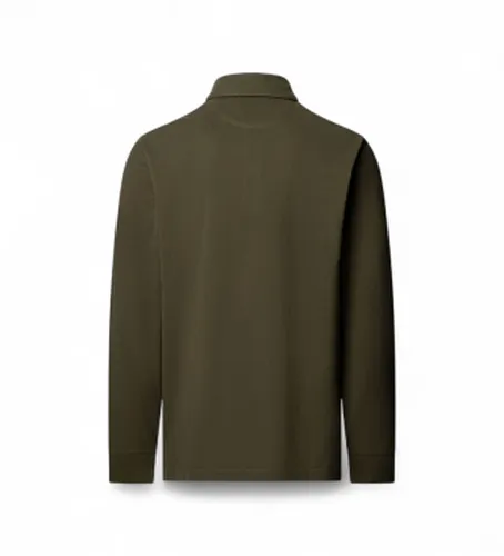 HM5500043 Polo Crest à manches longues (M), Casuel, Coton, Classique, Manche longue - Hackett London - Modalova