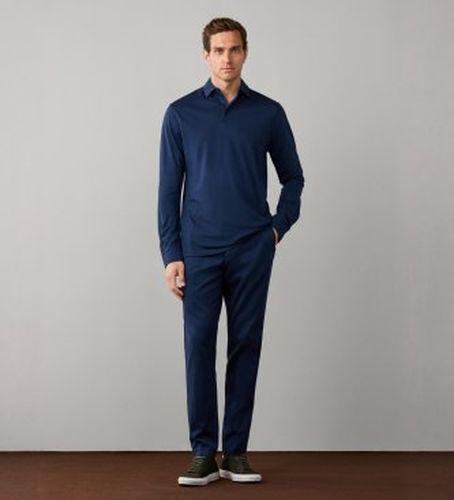 HM5500050 Polo à manches longues Piqué (M), Casuel, Classique, Manche longue, Lyocell - Hackett London - Modalova