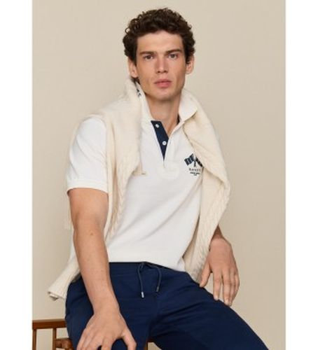 HM5600229 Polo Flag cassé (L), Casuel, Coton, Manche courte - Hackett London - Modalova