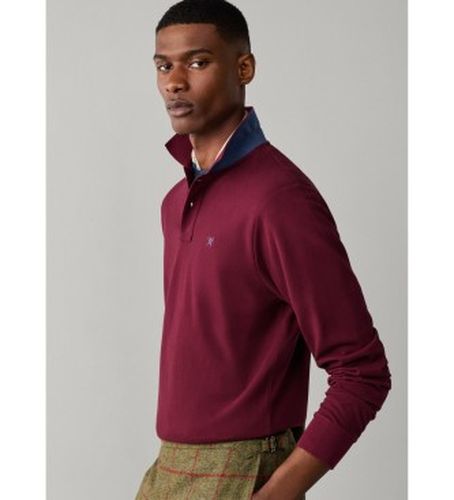 HM5500048 Polo Slim Fit Logo manches longues (M), Casuel, Coton, Classique, Manche longue - Hackett London - Modalova
