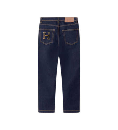 Pour garçon. HK2100022 Jean coupe régulière en denim brut (3Años= 97cm), Casuel, Coton Recyclé, mode enfantine - Hackett London - Modalova
