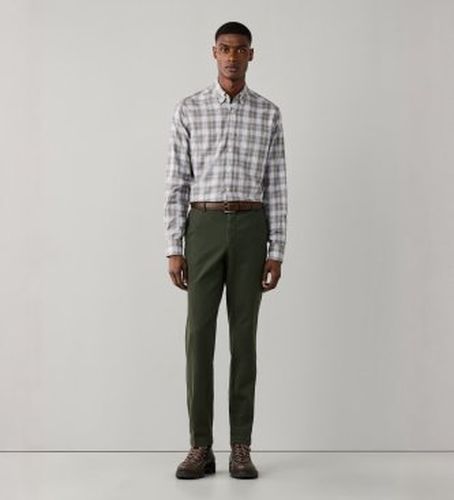 HM2100171 Pantalon Brushed Cott Twill (31/32), Casuel, Coton, Classique - Hackett London - Modalova