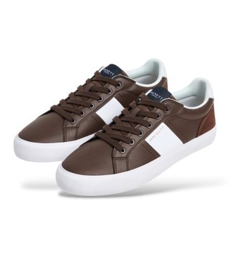 HMS200105 Baskets en cuir Blake Handle marron (41), Plat, Lacets, Casuel - Hackett London - Modalova