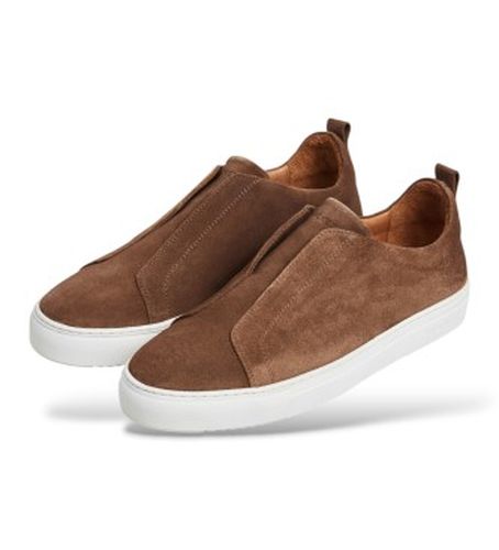 HMS200098 Baskets en cuir Vision marron (41), Plat, Aucun, Casuel - Hackett London - Modalova