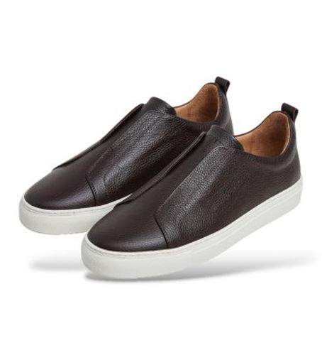 HMS200140 Baskets en cuir Vision Pebble marron (41), Plat, Aucun, Casuel - Hackett London - Modalova