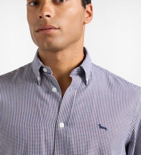 CRR001013486M Chemise pied-de-poule multicolore (L), Casuel, , Coton, Classique, Manche longue - Harmont & Blaine - Modalova