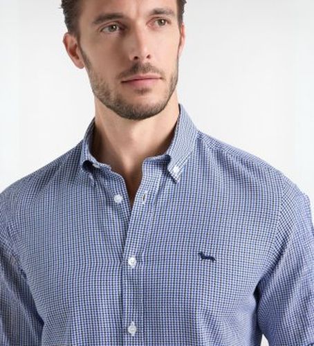 CRR001013486M Chemise pied-de-poule (L), Casuel, Coton, Classique, Manche longue - Harmont & Blaine - Modalova