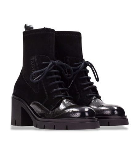 HI254281 Zurich Rock Leather Ankle Boots (36), Cuir, 5 à 8 cm, Fermeture éclair, Casuel - Hispanitas - Modalova
