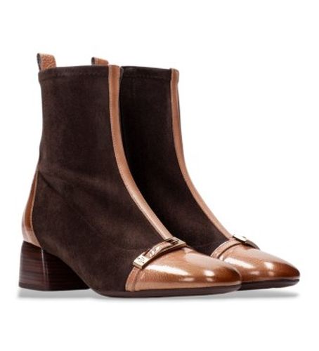 BHI265016 Bottines en cuir Varsovie marron (36), , 1 à 3 cm, Fermeture éclair, Casuel - Hispanitas - Modalova