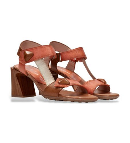 CHV253958 Sandales corail Miami (35), Cuir, , 3 à 5 cm, Velcro, Casuel, Fête - Hispanitas - Modalova