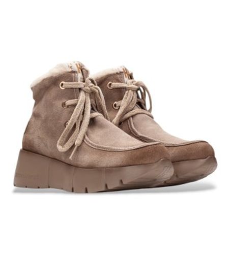PHI265130 Bottines en cuir Montana (36), Plat, Lacets - Hispanitas - Modalova