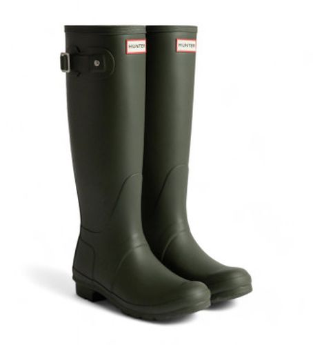 WFT1000RMA Bottes de pluie Original Tall Wellington Boots vertes (36), Plat, Aucun, Casuel - Hunter - Modalova
