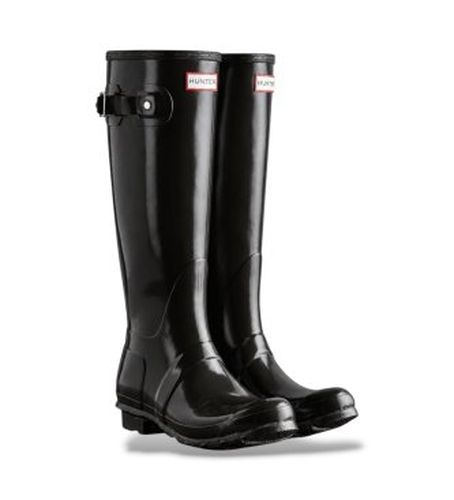 WFT1000RGL Bottes de pluie Original Tall Gloss Wellington marron (35/36), Plat, Aucun, Casuel, PVC - Hunter - Modalova