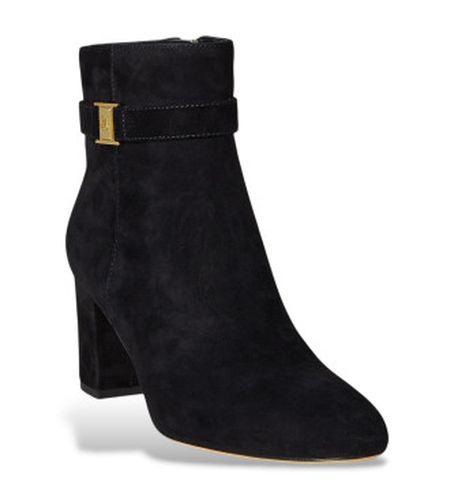 Kelie bottines en cuir (37), 1 à 3 cm, Fermeture éclair, Casuel - Lauren Ralph Lauren - Modalova
