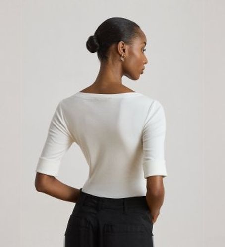 T-shirt à col bateau (S), Casuel, Coton, Manche 3/4 - Lauren Ralph Lauren - Modalova