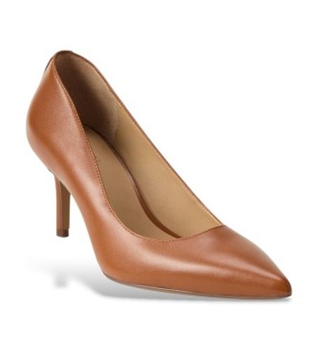 P09031002 Chaussures en cuir Lanette marron (40), , 3 à 5 cm, Aucun, Casuel - Lauren Ralph Lauren - Modalova