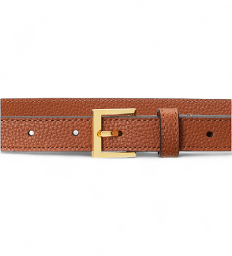 Ceinture étroite en cuir grainé (M), Casuel - Lauren Ralph Lauren - Modalova