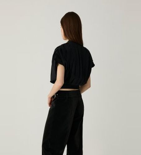 M2324 Chemisier Kora plissé (L), Casuel, Polyester, Manche courte - LAAGAM - Modalova