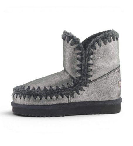 MU.FW101001C Bottines en Cuir Eskimo 18 (37), Plat, Aucun, Casuel - Mou - Modalova